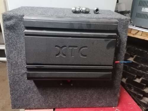 XTC 12"sub and Amp plus brand new wiring kit