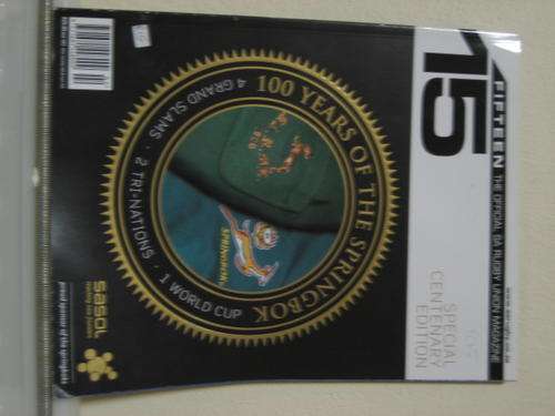 Official SA Rugby magazine Special centenary edition