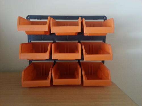 Wall mounted storage bin