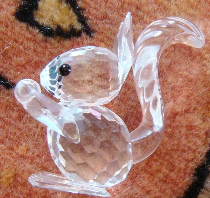 Swarovski  Ornament    (Squirrel )  -  Still in Wrapping, box with certificate