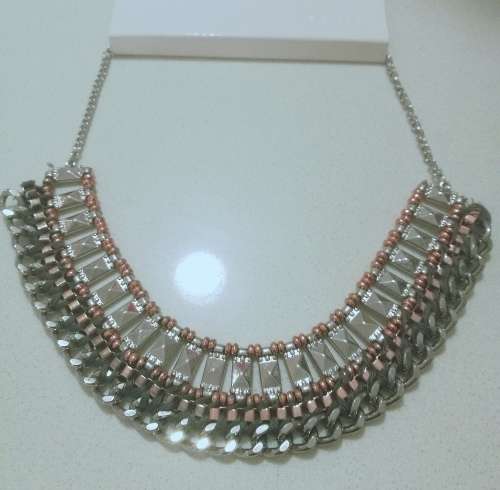 Stunning high fashion hand made necklace