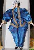 Small Collectible clown with porcelain head - made in Spain