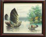 Framed Oil on canvas 530 x 420