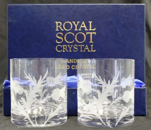 Royal Scott Crystal glasses