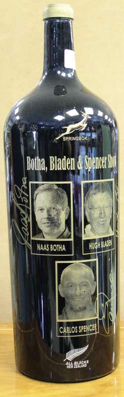 `BOTHA, BLADEN and SPENCER show 15L bottle