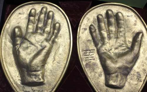 Chris Barnard`s Hands (Heart Surgeon Extraordinaire) made of bronze Limited Edition No.17