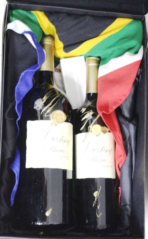 Mont Destin `Lets celebrate wines of SA` 2007 Limited edition 6/12
