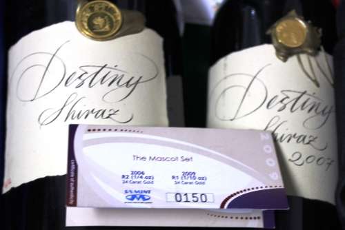 Mont Destin `Let`s celebrate wines of SA` 2007 Limited edition 7/12