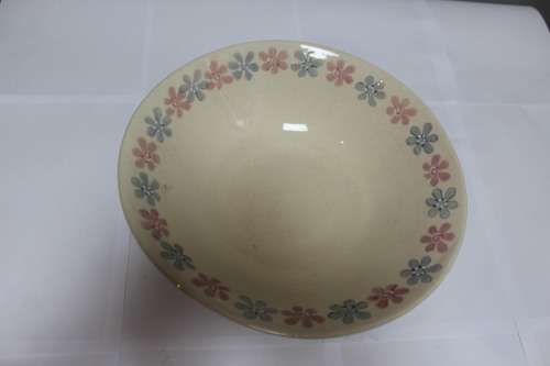 Clay serving bowl
