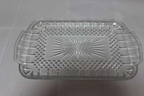 Small glass platter