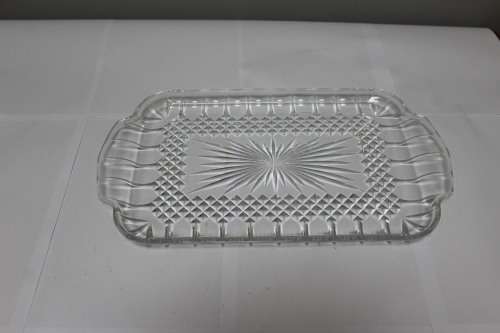 Small glass platter