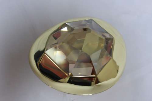Swarovski gold coloured jewellery box c/w box