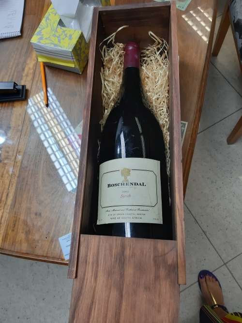 Boschendal 2001 Syrah - collectors 3l in box