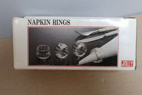 4 x Plastic napkin holders