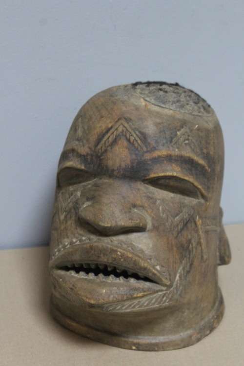 African carved wooden ceremonial mask - As seen on TV