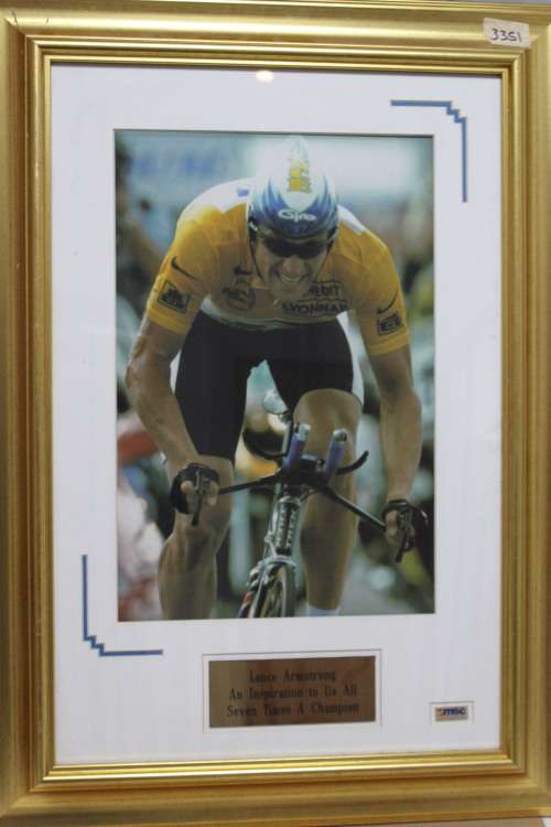 Frame certified Lance Armstrong