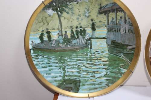 Fine Bone China dish for a Monet painting