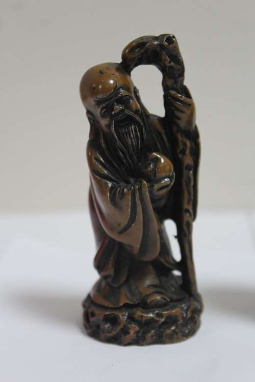3 x piece resin Asian figurine set