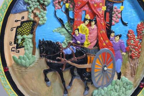 Large decorative dish