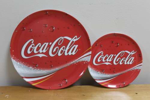 Coke Cola collectible plate set