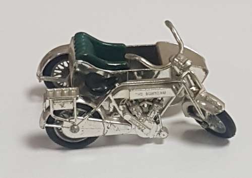 Collectible Matchbox car - 1914 Sunbeam Motorbike Y8 - no  box