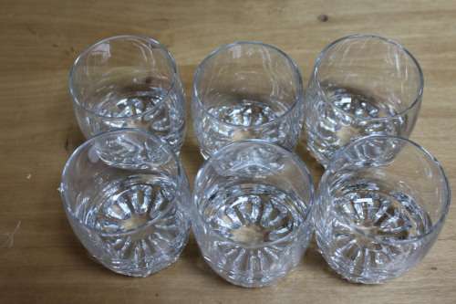 6 x Whiskey glasses