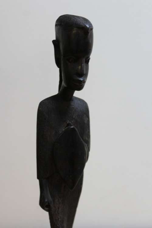 African carved wooden figure
