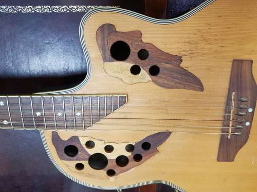 Stagg acoustic guitar with builtin amp