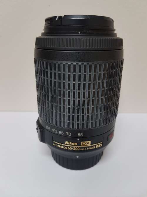 Nikon camera lens, DX 55-200mm