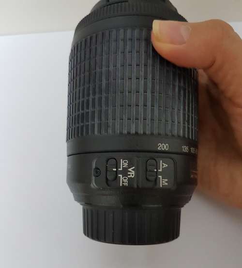 Nikon camera lens, DX 55-200mm (Slightly newer model)