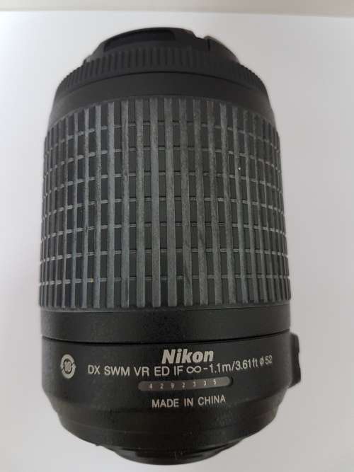 Nikon camera lens, DX 55-200mm (Slightly newer model)