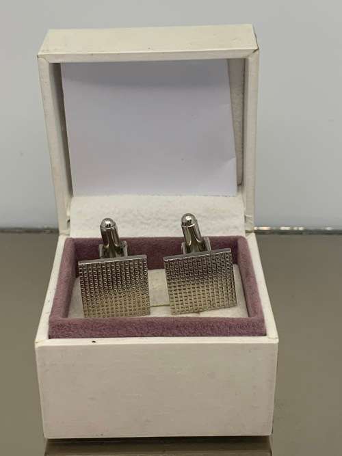 Stainless steel cufflinks for men