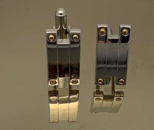 Stainless steel cufflinks for men