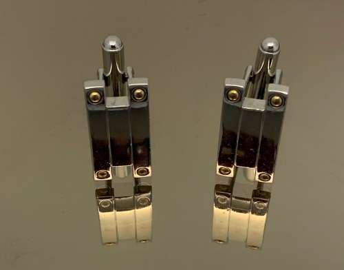 Stainless steel cufflinks for men