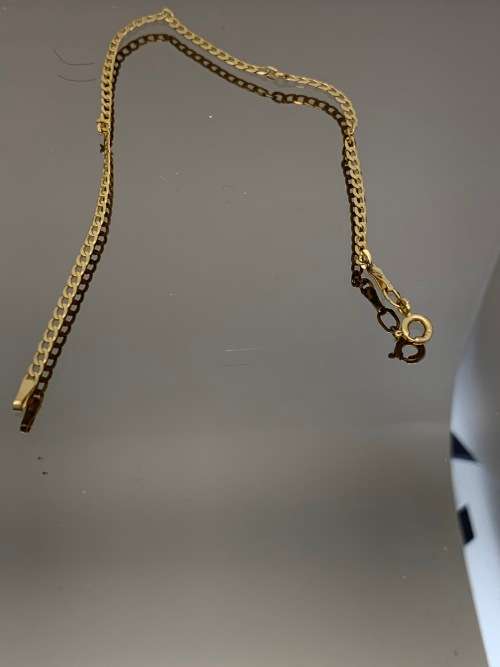 9ct (1.3gram) Yellow Gold 18cm bracelet