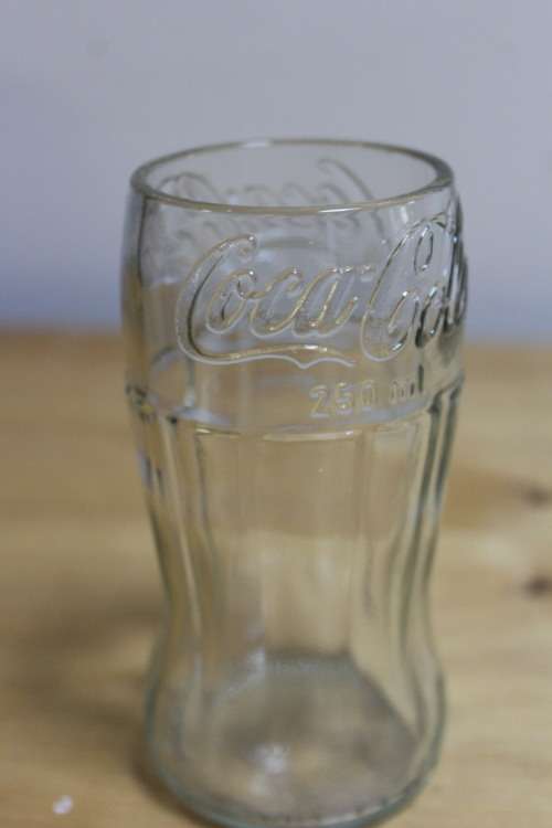 Coca-Cola Memorabilia 2 x Drinking Glass made from actual Coke Bottles