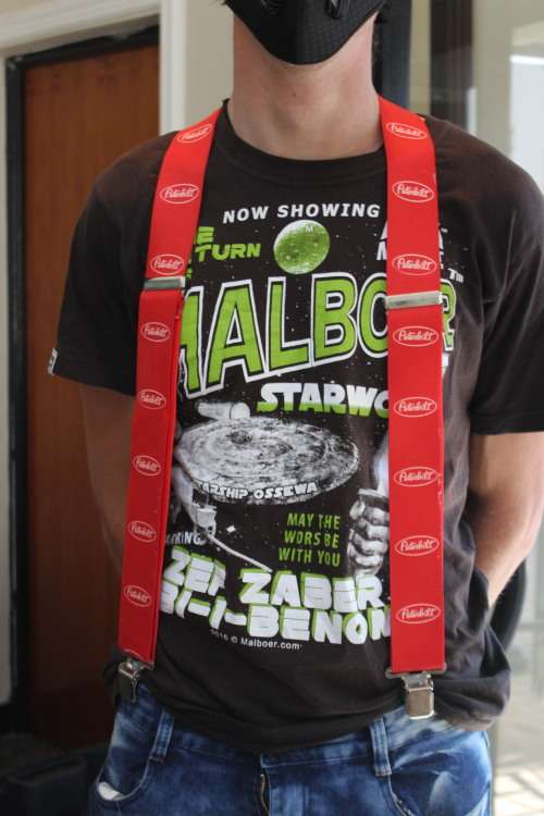 Collectable PeterBilt Advertising Trucker Suspenders