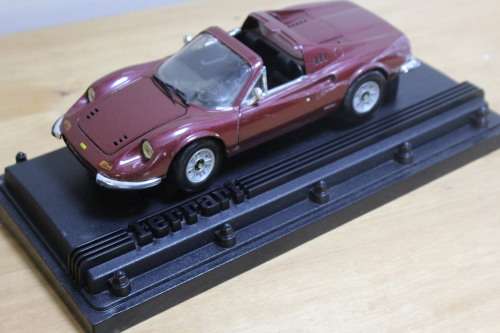 Collectible mini Ferrari - not in mint condition - can be used for spare parts