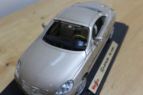 Collectible mini Maisto Lexus SC430 - not in mint condition - can be used for spare parts
