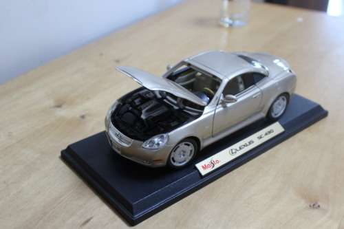 Collectible mini Maisto Lexus SC430 - not in mint condition - can be used for spare parts
