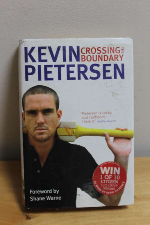 Kevin Pietersen`s `Crossing The Boundary` signed book
