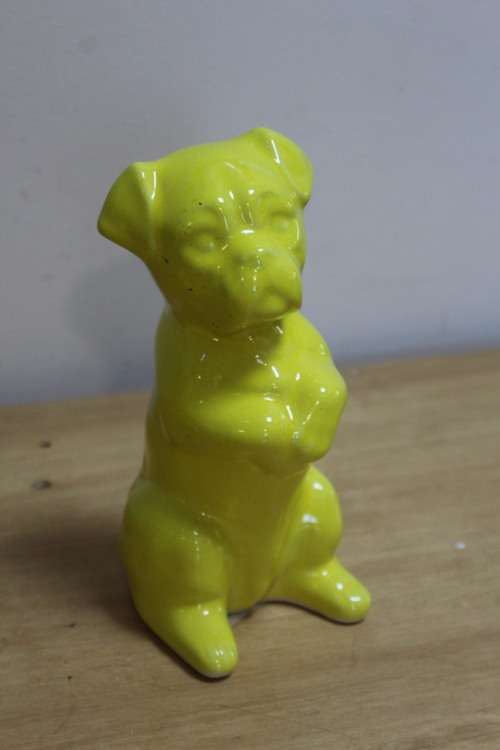 Porcelain Ornament  of a  Dog