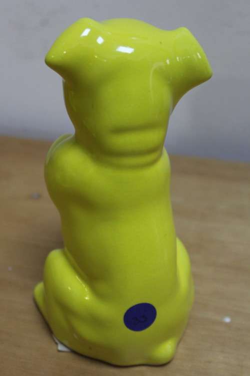 Porcelain Ornament  of a  Dog