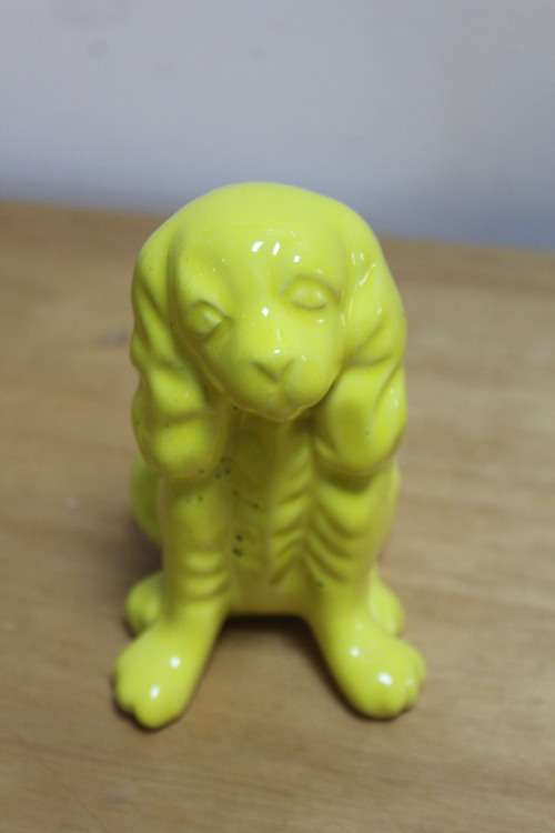 Porcelain Ornament  of a  Dog