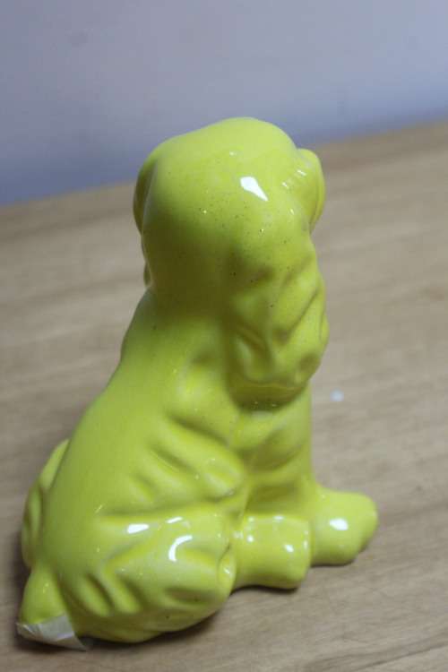 Porcelain Ornament  of a  Dog