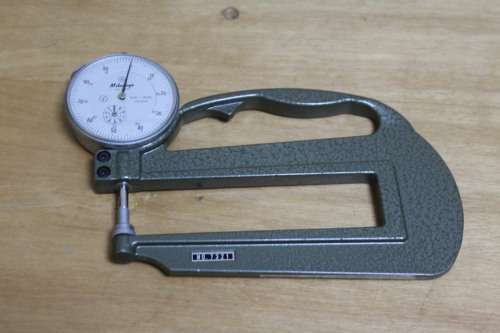 Mitutoyo Leather Thickness Gauge