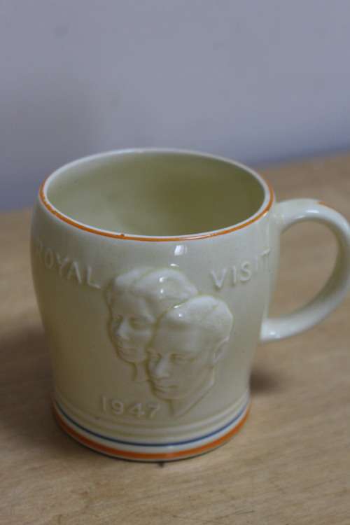 Collectible Coffee mug of the Royal`s visit to SA in 1947