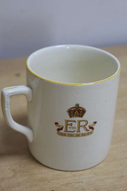 Collectible Coffee mug of King Edward VIII Royal Coronation 1937
