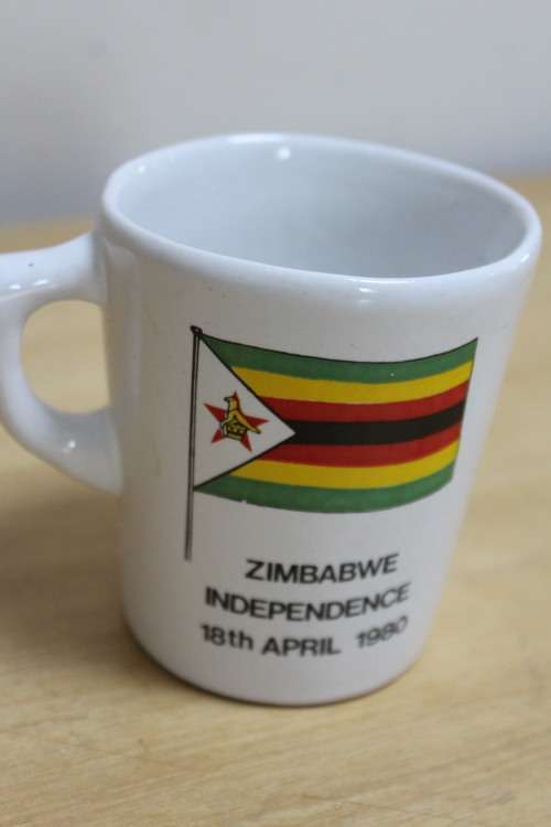 Zimbabwe Independence 18th April 1980 Collectible Mug