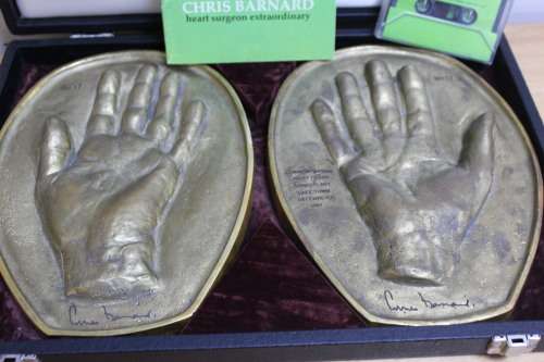 Chris Barnard`s Hands (Heart Surgeon Extraordinaire) made of bronze Limited Edition No.17